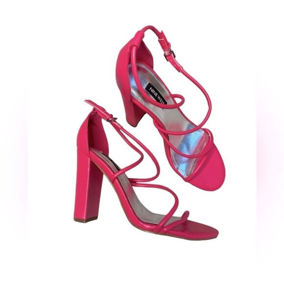 Nine West Shoes - Nine West Pink Maer3 sandal heels size 7.5